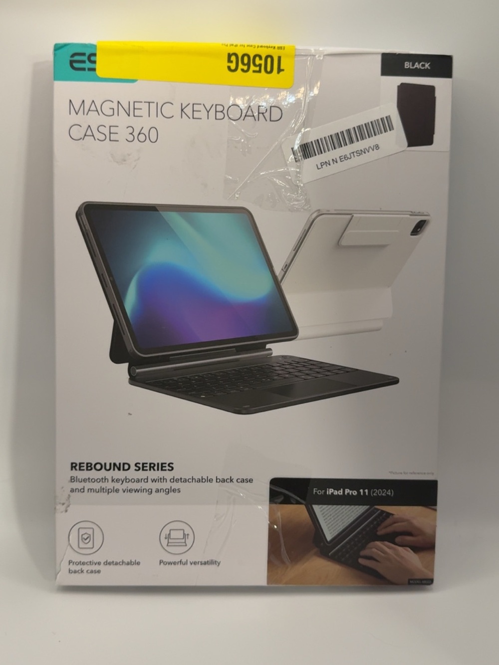 ESR Magnetic Keyboard Case 360 Rebound Series iPad Air 11, 10.9 Pro 11 BLACK